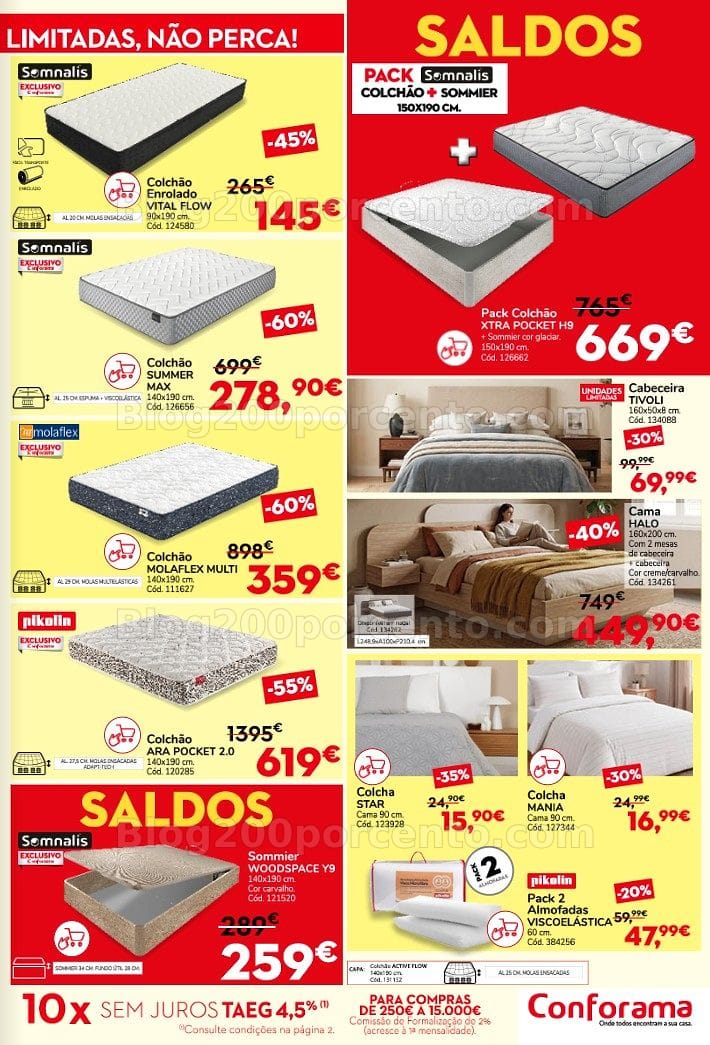 Antevisão Folheto CONFORAMA Saldos Promoções de 25 junho a 29 julho